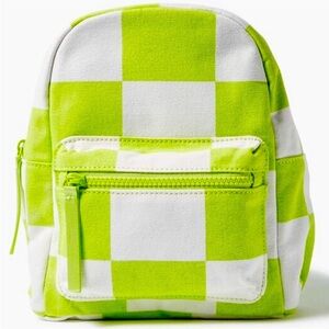 NWOT! FOREVER 21 Checkered Mini Backpack